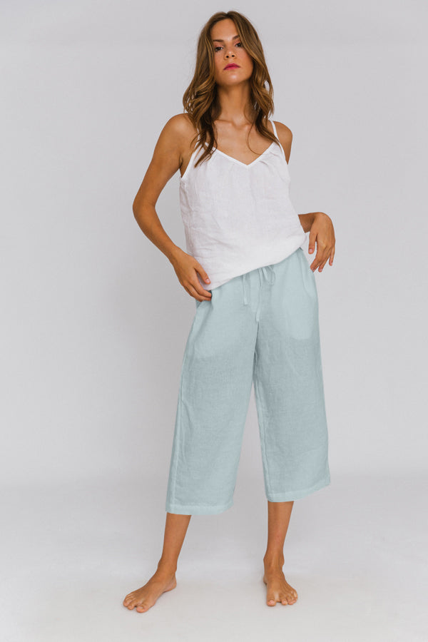 Bermuda Femme En Lin J.Crew - Taille 0 Couleur Naturel - Occasion Très Bon état