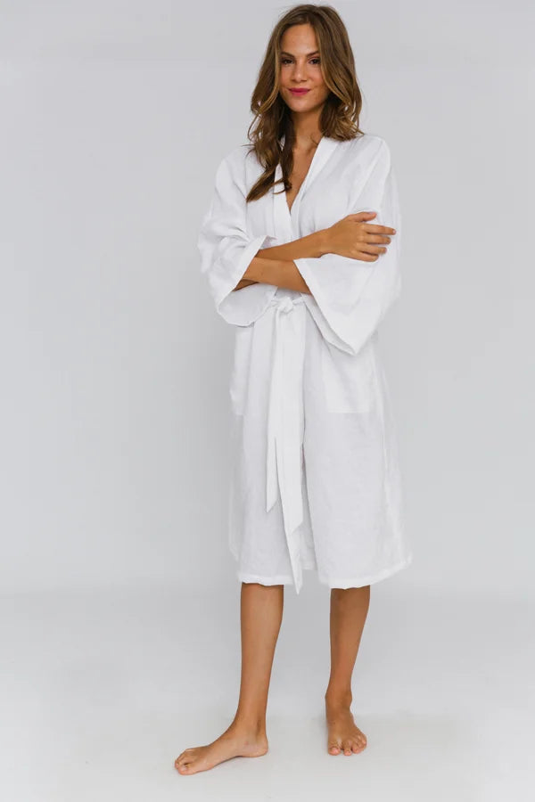 Peignoir lin sales