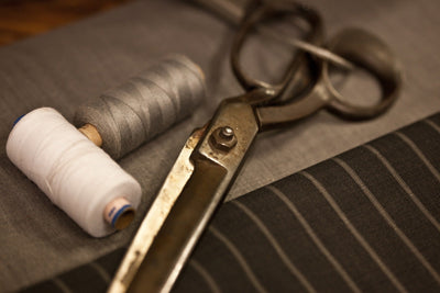 Lin au mètre destiné à la fabrication de vêtements