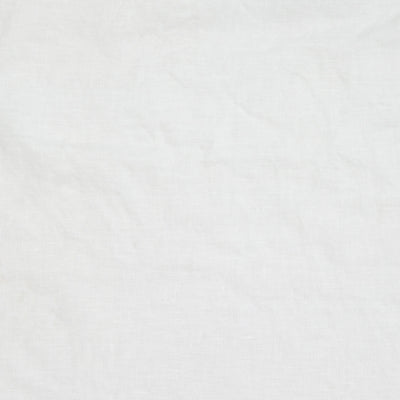 Swatch for Robe de nuit courte en lin à mini volants Blanc Optique #colour_blanc-optique