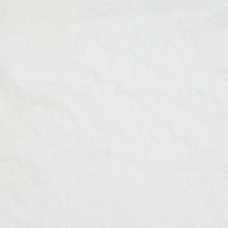 Swatch for Robe de nuit courte en lin à mini volants Blanc Optique 