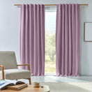 Rideau lin occultant lilas