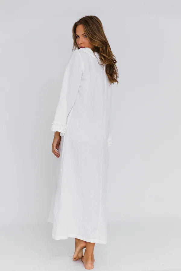 Robe Longue Blanche Femme – Taille Unique, Style Midi, Neuve Sans étiquette