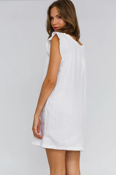Chemise de nuit « Jane » en lin#colour_blanc-optique