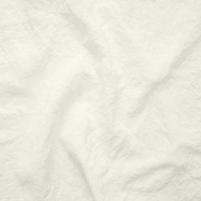 Swatch pour chemin de table en lin bordé "point de cheval" ivoire