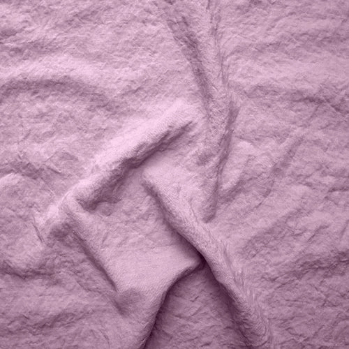 Swatch pour nappe sur mesure ovale bord crochet lilas