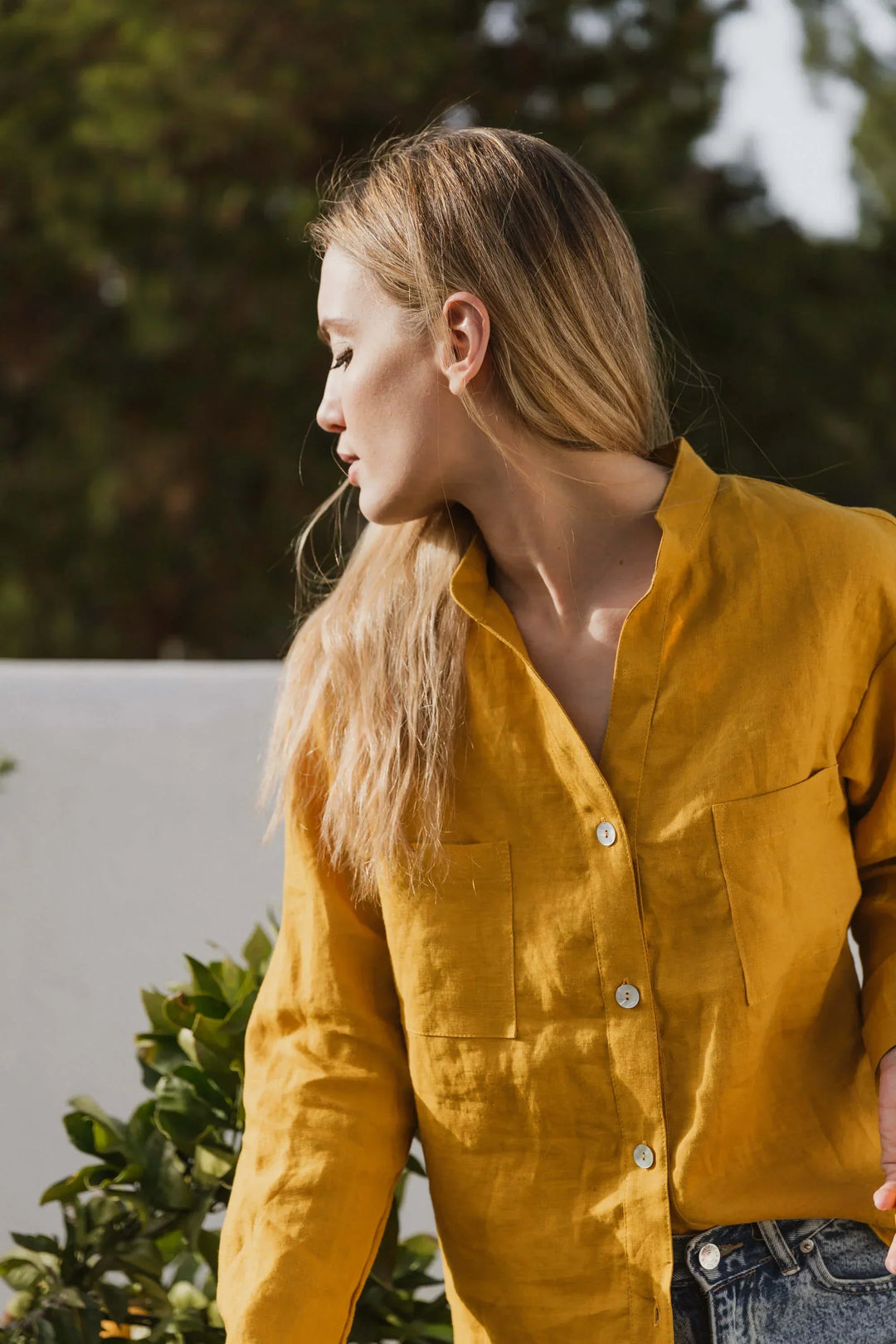 Chemisier à fleurs à manches longues décontracté pour femmes, grande