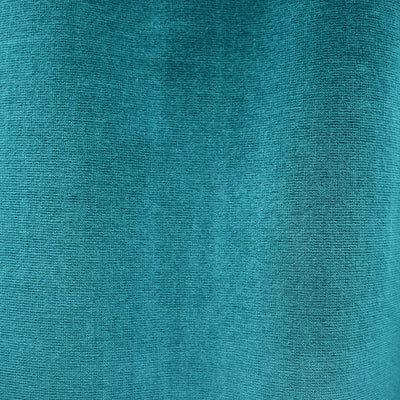 Rideau en velours de coton (Turquoise)