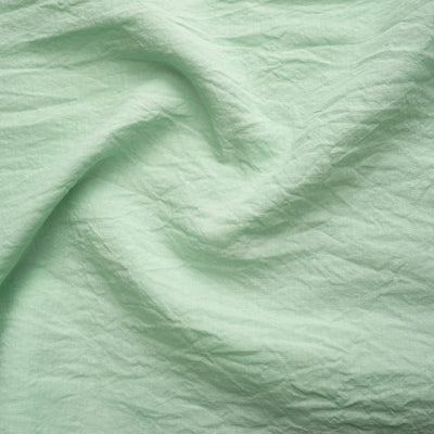 rideaux en lin lavé à volant Vert Menthe #colour_vert_menthe