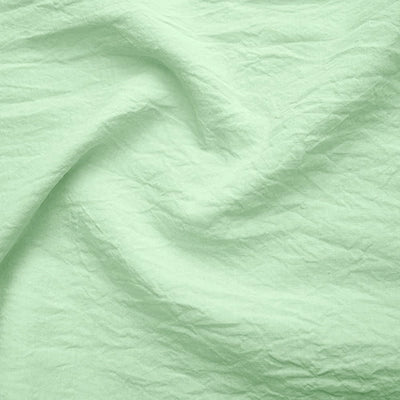 Swatch pour sets de table en lin lavé vert menthe