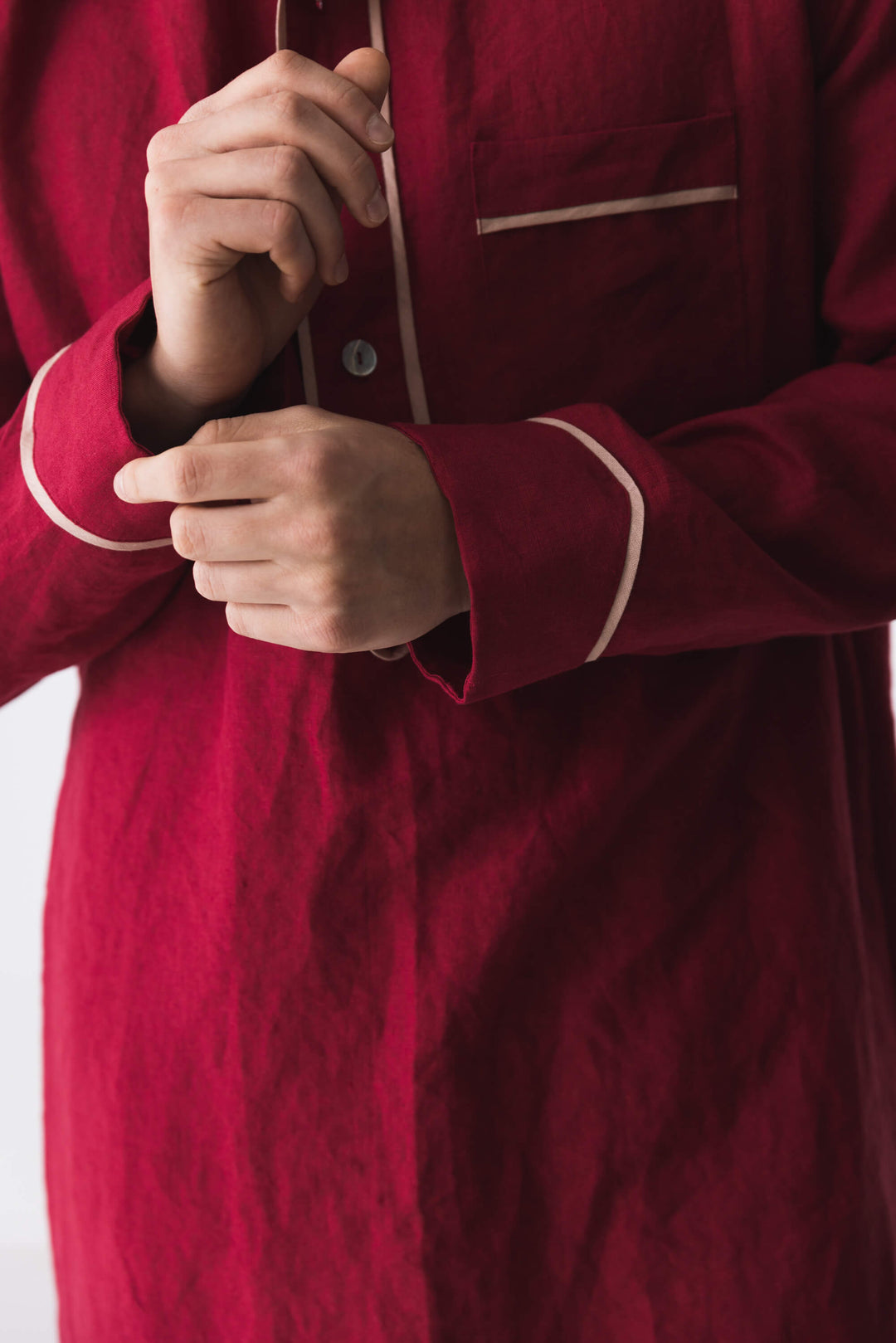 Chemise De Nuit Homme Longue Sur